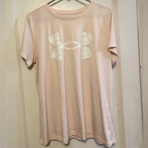 Under Armor Pink Silky T-Shirt
